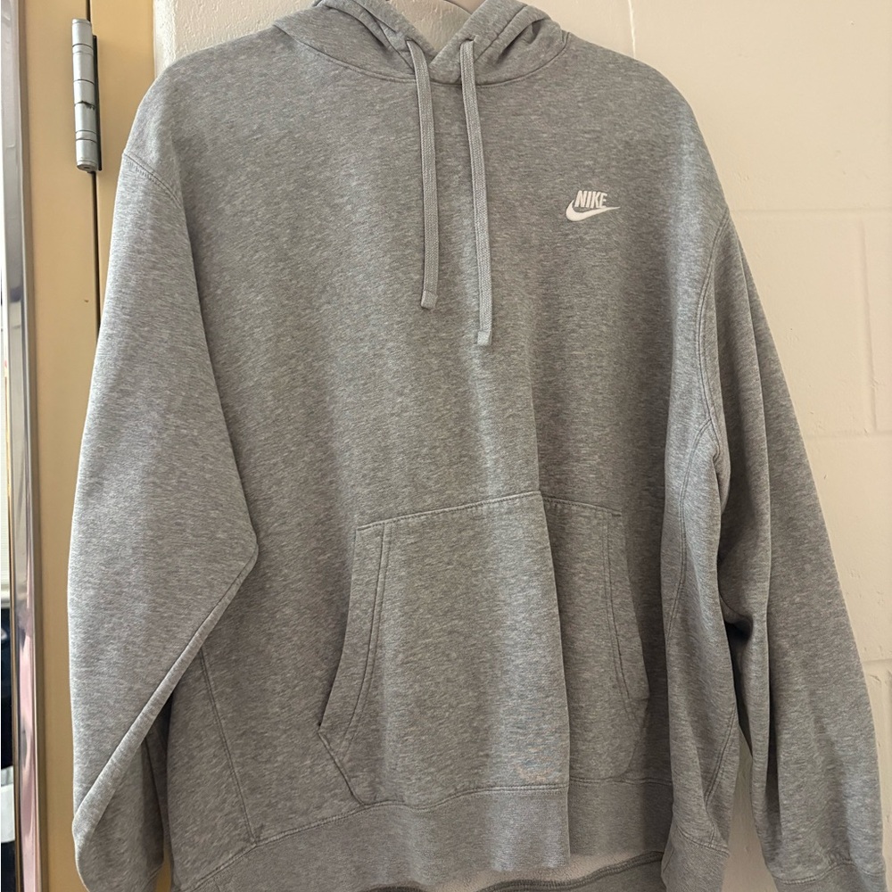 Nike Men's Heather Gray Hoodie